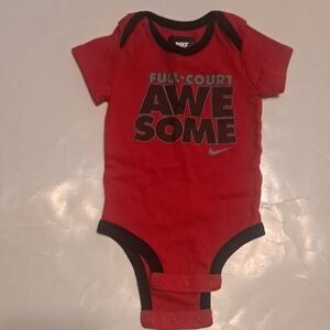Nike "Full-Court Awesome" Onesie Size 0-3 Months